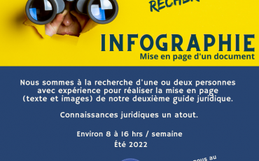 Offre de bénévolat en infographie