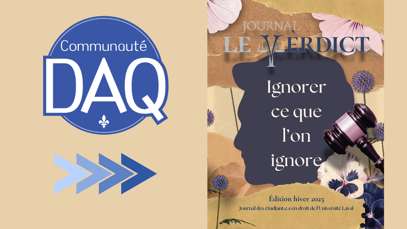 On parle du DAQ dans le Journal Le Verdict